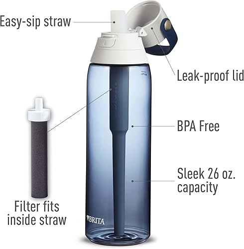 Miniatura 3 de Brita - Botella de agua con filtro sin BPA, 26 oz
