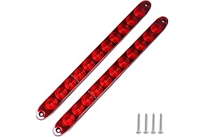 11 LED Enclosed Trailer Light Bar, Utility Trailer Rear Tail Lights