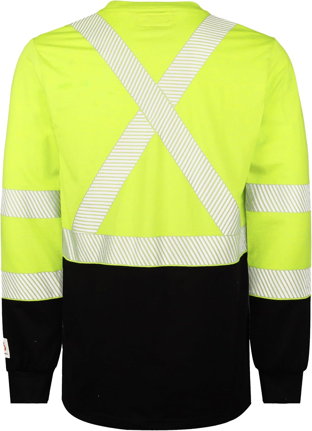 BOCOMAL FR Hi-Vis Shirts 6oz Lightweight High Visibility Reflective Flame Resistant/Fire Retardant Shirt Men's Safety Shirts