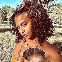 Vista 33 de Wear and Go - Pelucas de cabello humano sin pegamento pre arrancadas pre cortadas 4x4, pelucas de encaje frontal para mujeres negras, sin pegamento