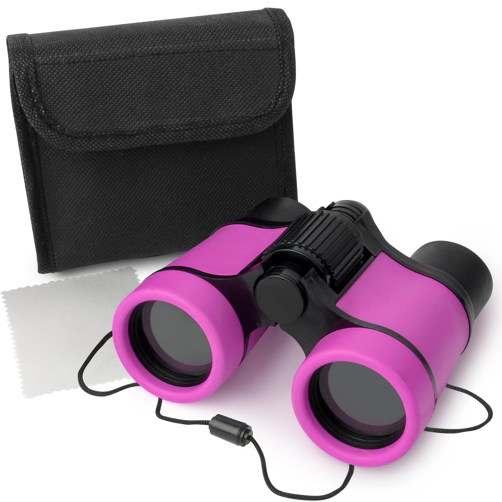 Binoculars for Kids Toy Binoculars Set for Age 3-12 Years Old Boys Girls Outside Play, Bird Watching, Camping, Educational Learning, Birthday Presents