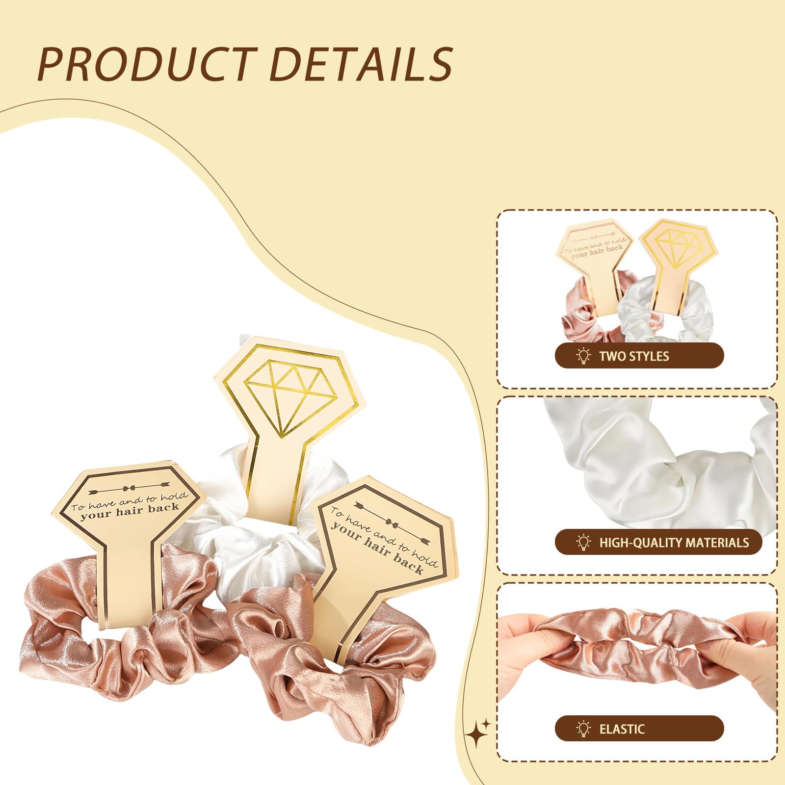 10 PCS Satin Scrunchies - Image 3