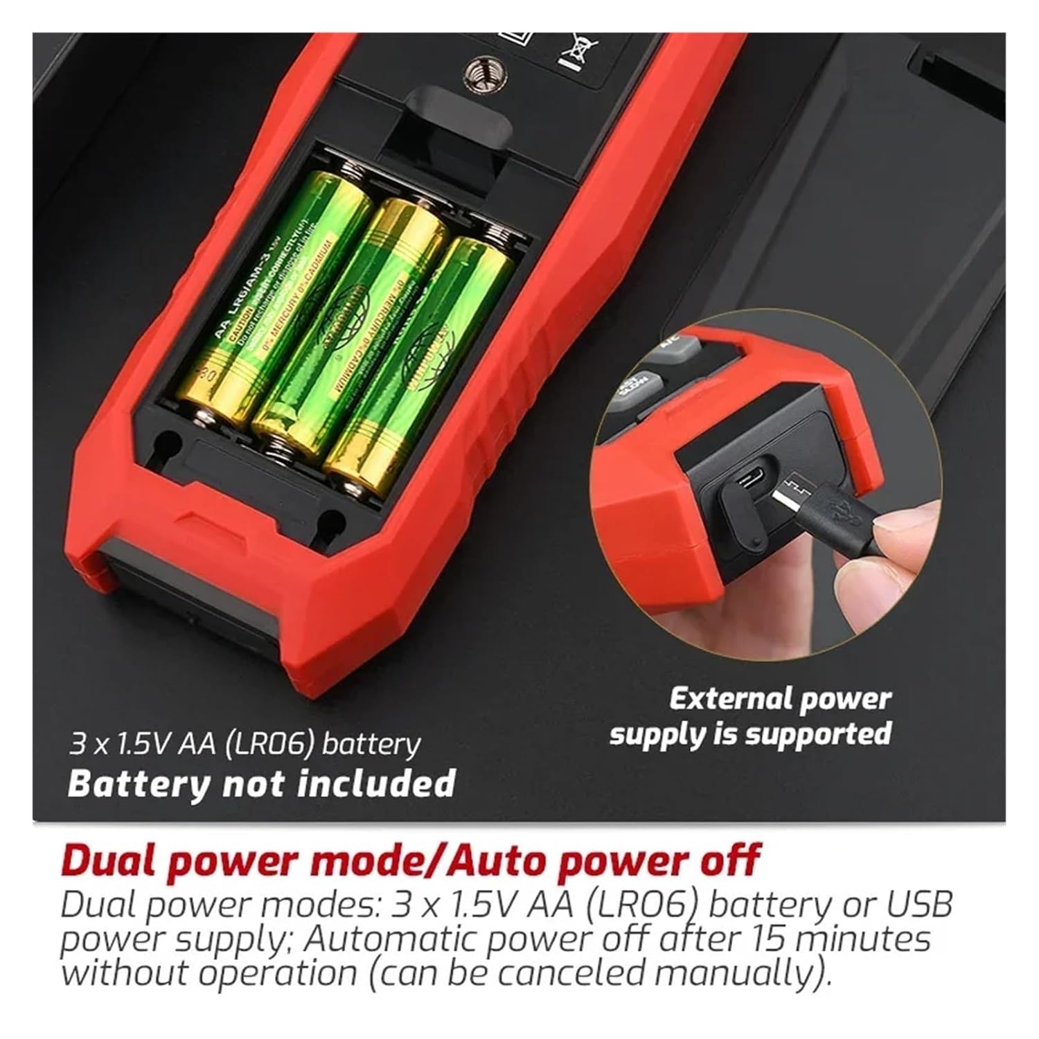 TA652B デジタル騒音計ロガー 30-130dB 騒音測定器 db メーター USB データ接続機能