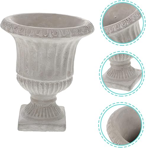 Miniatura 3 de 1 maceta de urna de cemento simple estilo europeo decoración moderna casa oficina centro de mesa