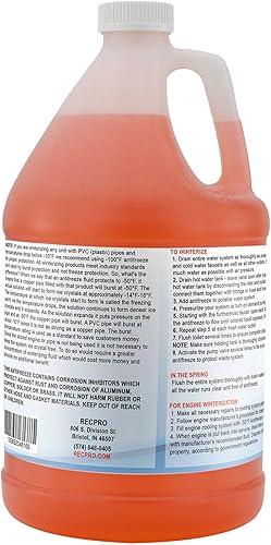 Miniatura 7 de RecPro Líquido de mezcla anticongelante anticongelante de protección RV de 1 galón -50 grados Fahrenheit para vehículos recreativos para invernar