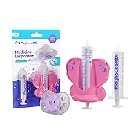 Vista 9 de Dispensador de Medicina, Mariposa - Jeringa de Medicamento Líquido para Recién Nacidos, Lactantes, Bebés y Niños Pequeños - Kit de Medicina