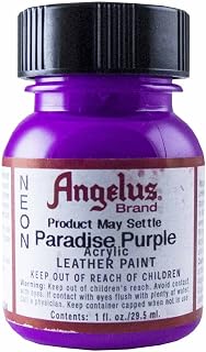 Angelus Paradise Purple Neon Acrylic Leather Paint