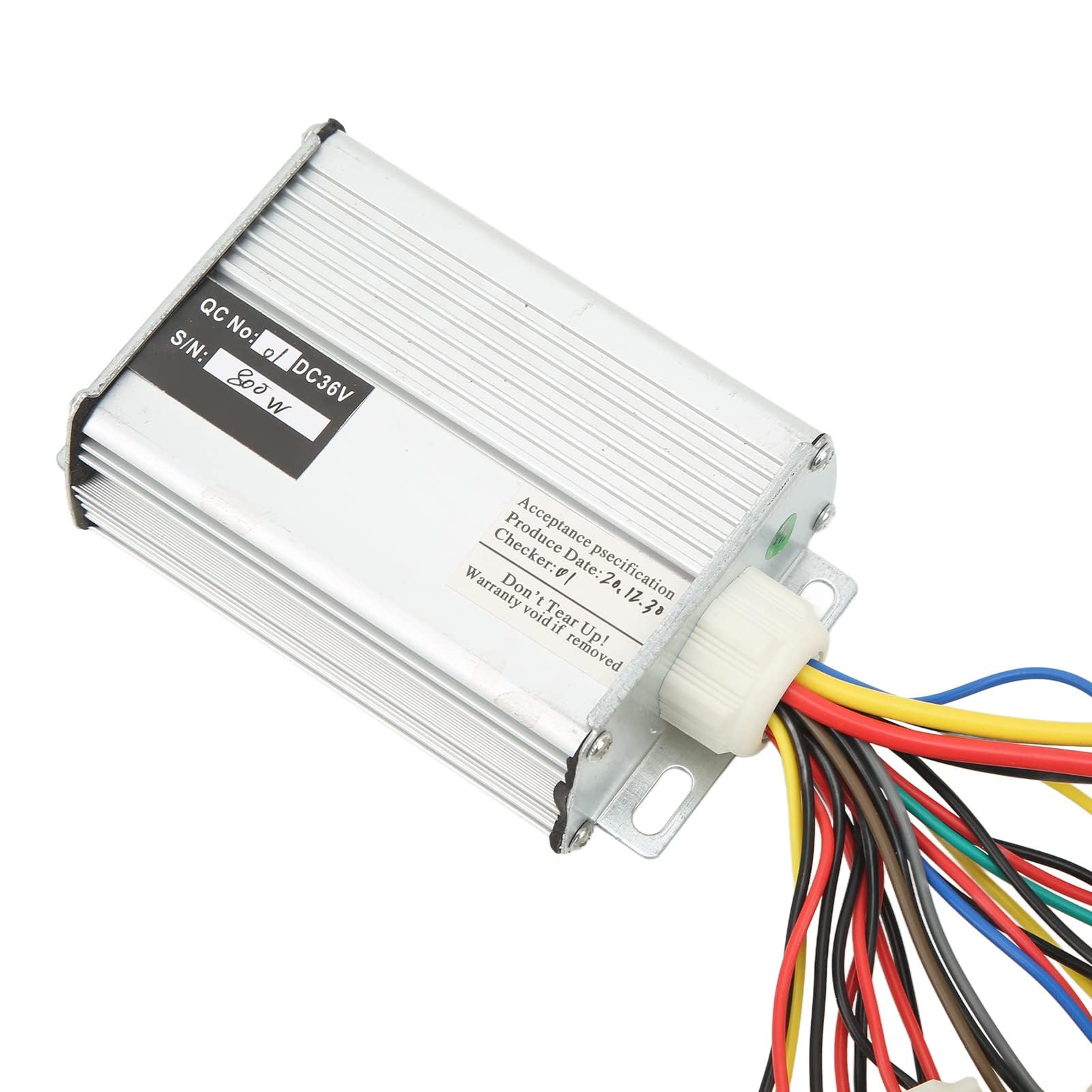 Alomejor 36V 800W, Controlador de Motor de Cepillo, Controlador de Velocidad de Bicicleta Eléctrica, Scooter Eléctrico, Motor de Cepillo de Triciclo