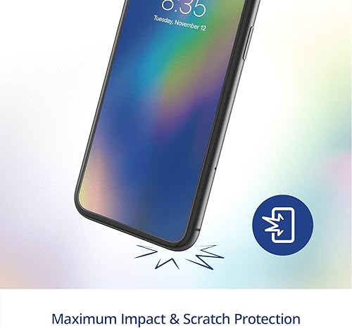 Miniatura 3 de Max Protection - Protector de pantalla HD - Paquete de 2 protectores de pantalla de vidrio templado - Hecho para Apple iPhone 12 Mini (5.4