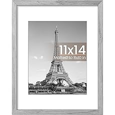 MCS Studio Gallery 11x14 Picture Frame Gray Woodgrain, Rectangle Photo Frame for Photos, Posters & Art Prints (1-Pack)