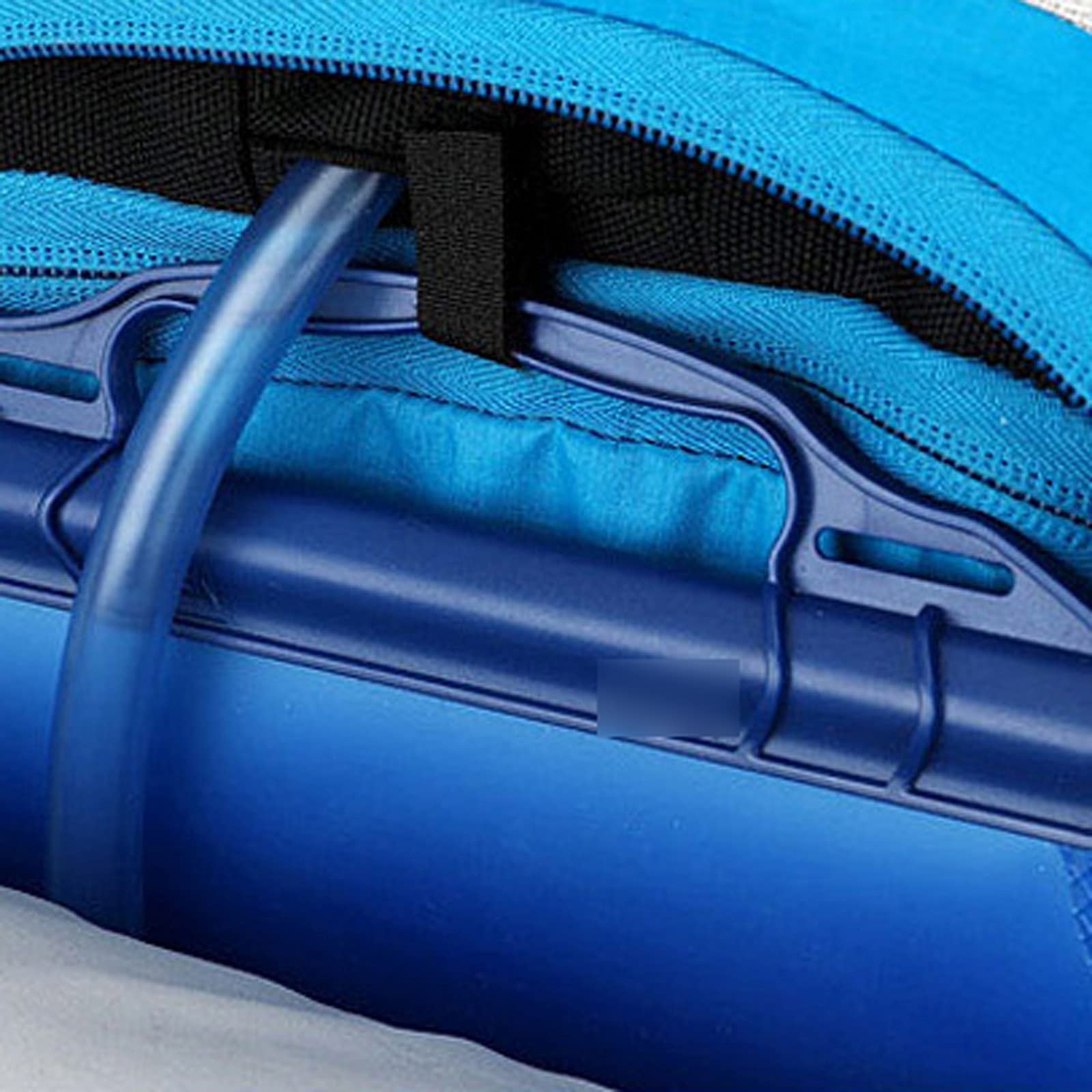 Zaino da Viaggio con Staffa da 20 Litri, Zaino da Ciclismo, Borsa Sportiva, Zaino da Campeggio Impermeabile con Copertura Antipioggia (Nero)