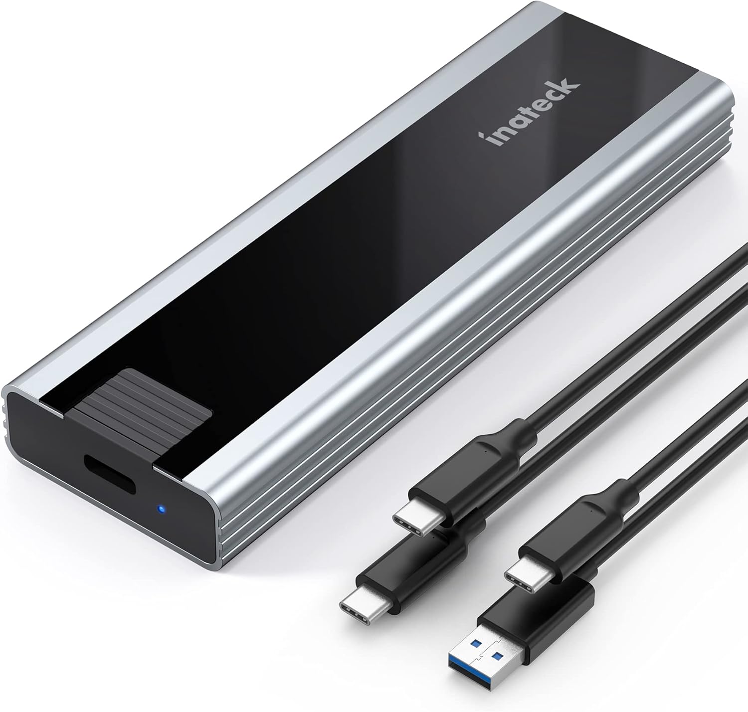 Inateck NVMe M.2 Enclosure, 10 Gbps Transmission Speed, Supports M.2