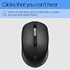 HP S1000 Plus Sessiz USB Kablosuz Bilgisayar Sessiz Fare 1600DPI USB Mouse