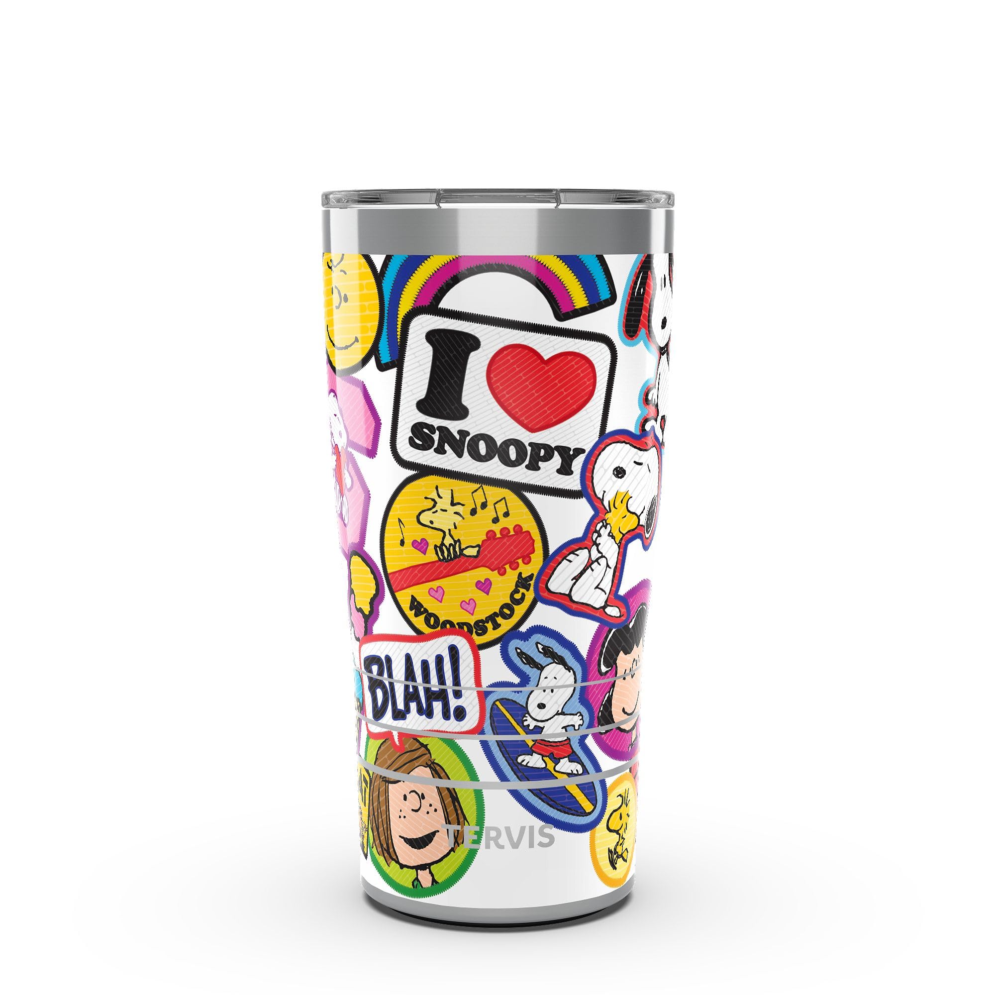20oz Stainless Steel Tumbler | Peanuts™ - Sticker Collage
