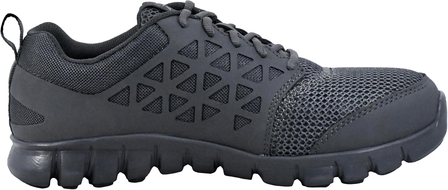 Reebok Work Mens Sublite Cushion Electrical Alloy Toe Work Safety Shoes Casual - Black - Image 6