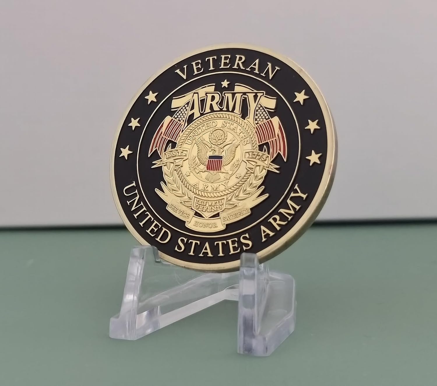 DFFDFF U.S. Army Veterans Military Challenge Coin Collection Army Badge Commemorative Coins Gift