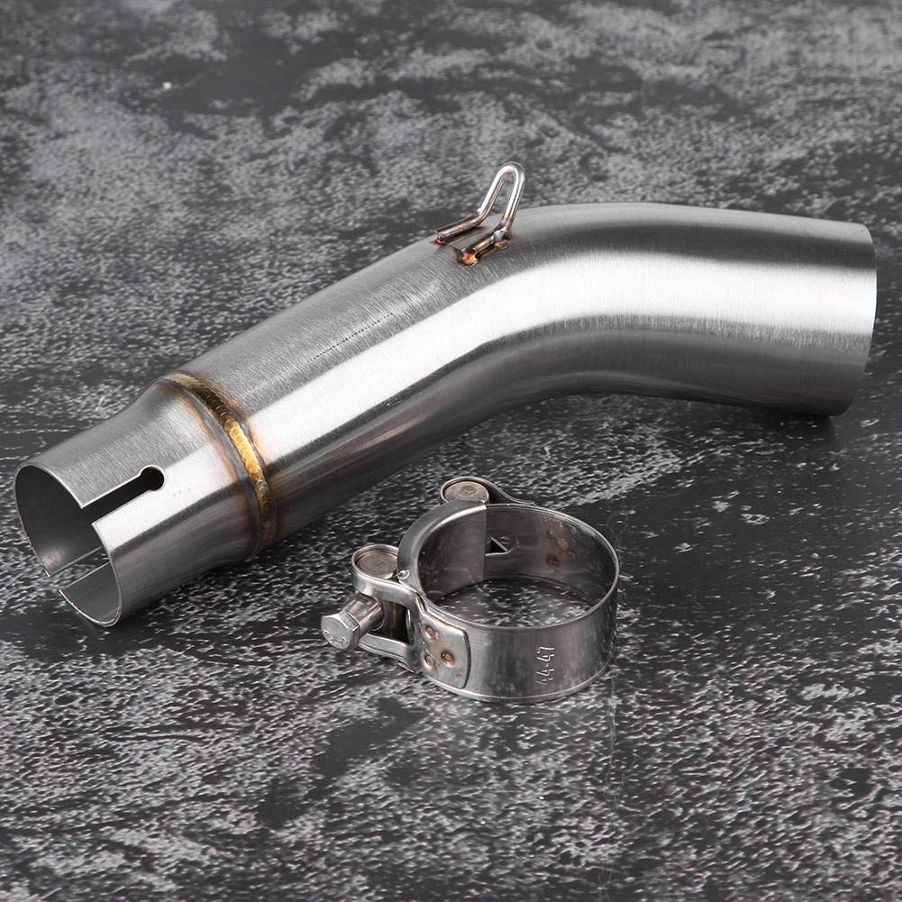 Broco Pot d'échappement Intermédiaire de Moto,Gsr 750 Echappement, Moyen Tuyau de liaison Connect for Suzuki GSR 750 2011-2015