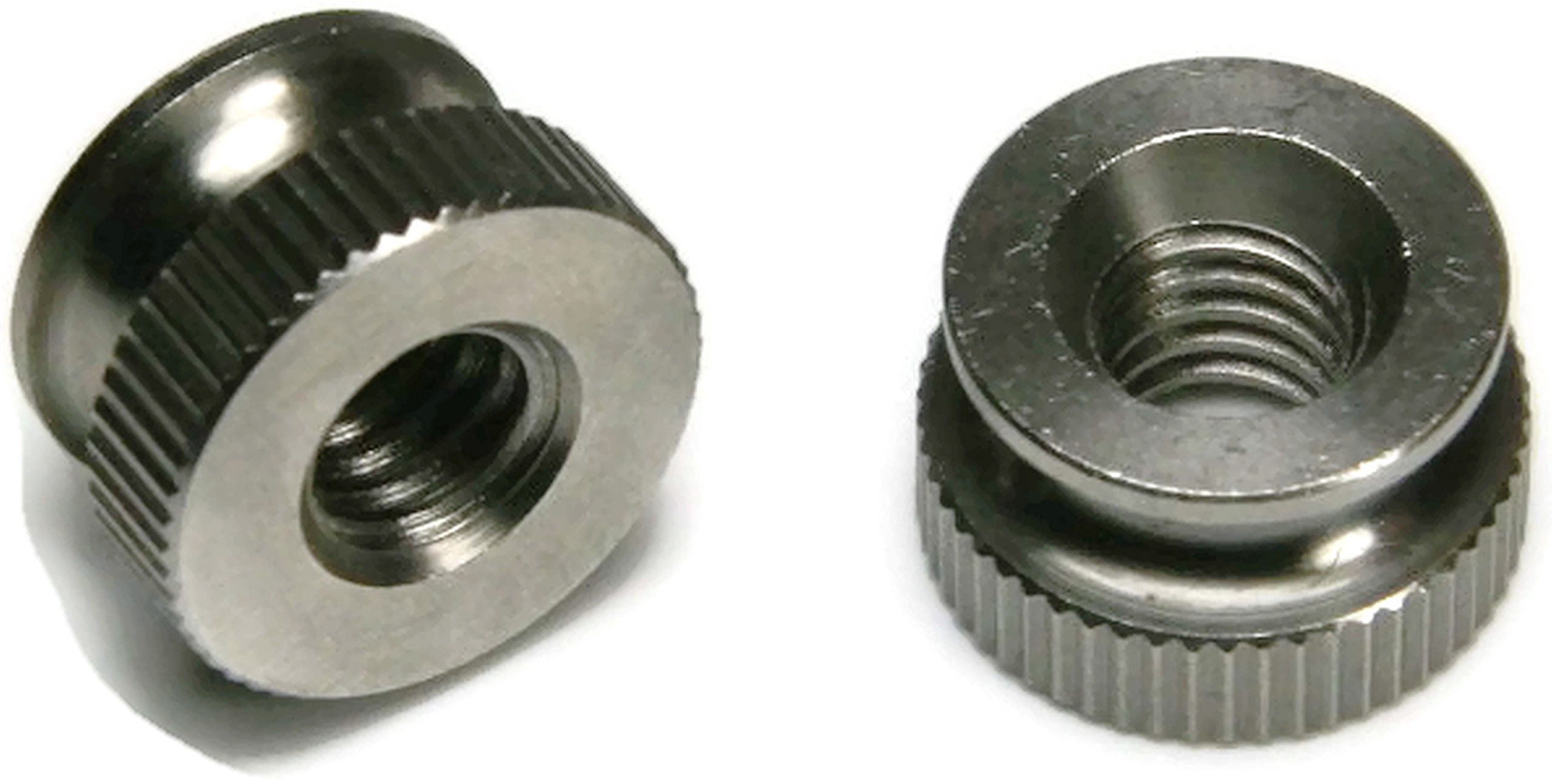 Knurled Head Thumb Nut 18-8 Stainless Steel Nuts USA Made - #10-32 (1/2