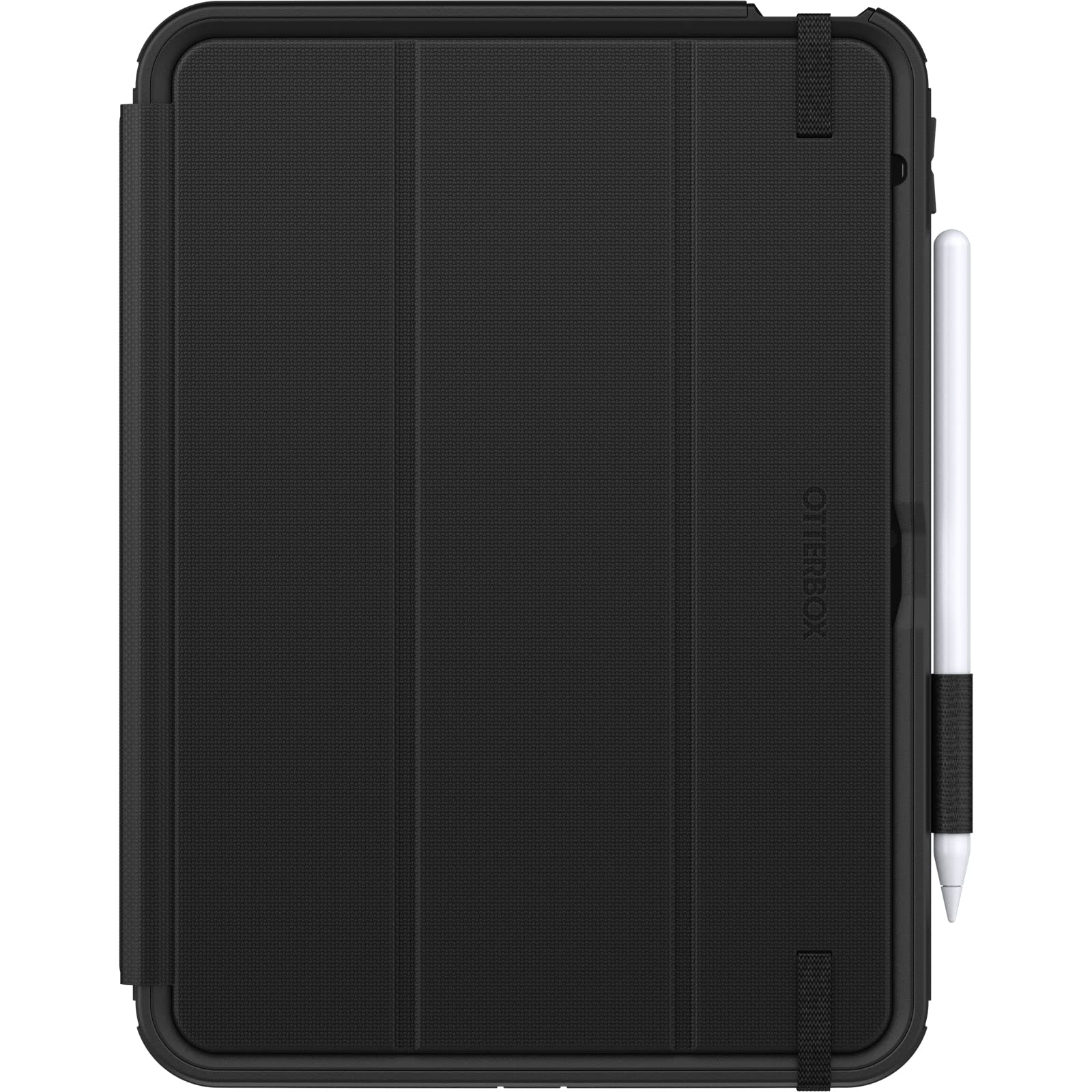 OtterBox Defender-standaardhoes voor Apple iPad 10th, schokbestendig, ultra robuuste met ingebouwde schermbeschermer, 2x Getest volgens Militaire Standaard, Zwart