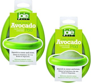 Joie Avocado Stretch Pods Pack of 2 - Keep Avocados Fresh Longer, BPA-Free Fridge Storage, Dishwasher Safe
