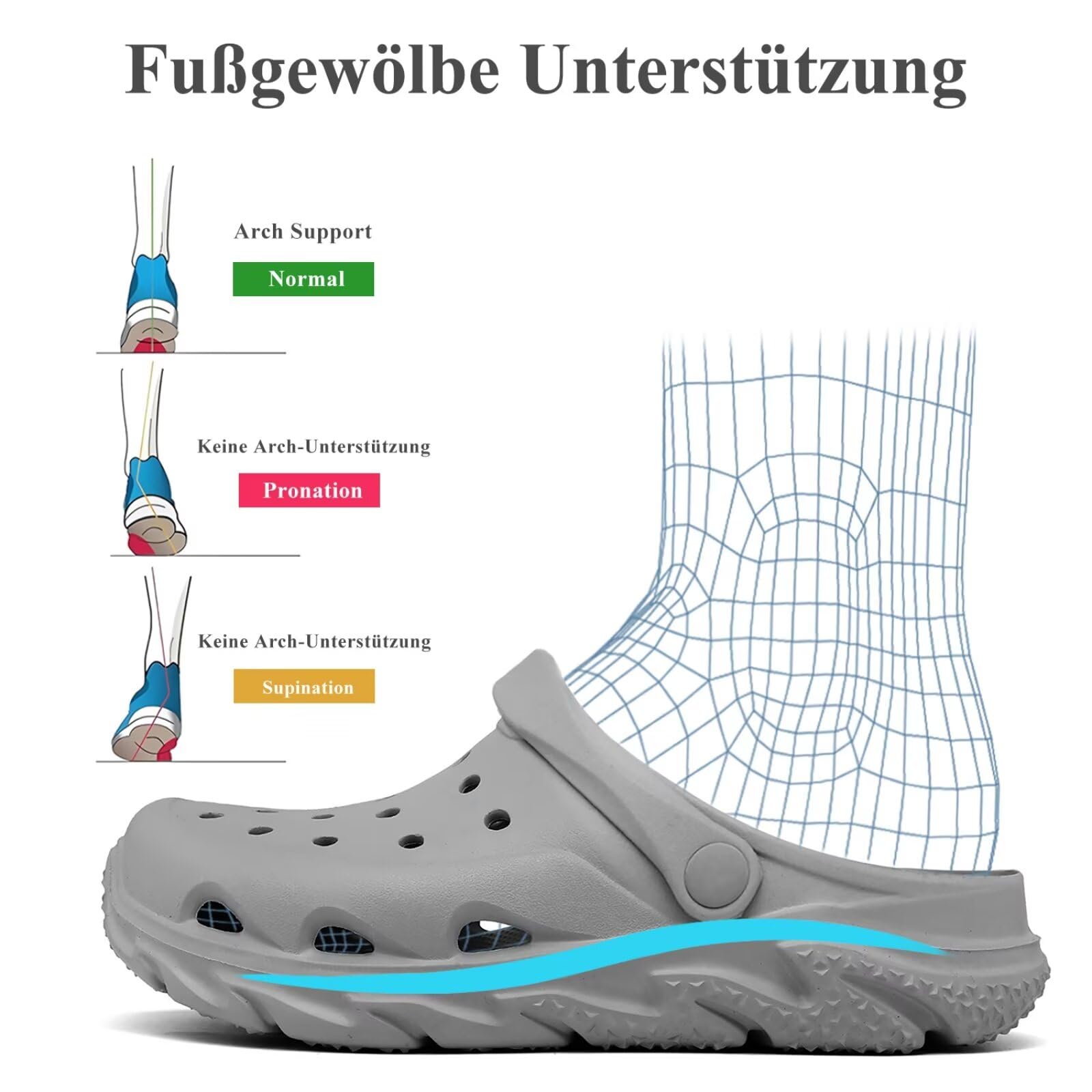 Zuecos de jardín para Hombre y Mujer, Zapatillas de Verano para Playa, Piscina, jardín, Ligeros, de Goma