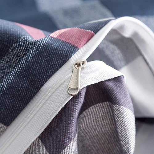 Miniatura 5 de Jumeey - Juego de funda de edredón de algodón de 3 piezas