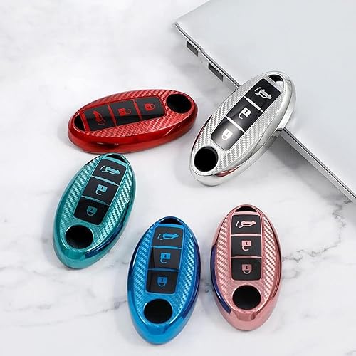Miniatura 4 de Funda de TPU para llave de coche, para Nissan Qashqai X-Trail T31 T32 Note Juke J10 J11 Tiida Altima Pathfinder Murano Kicks para Infiniti