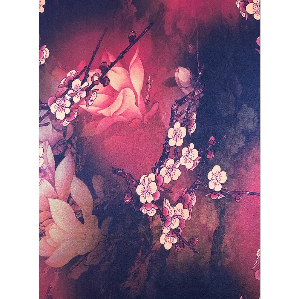 Brokatowa jedwabna satyna na sukienkę, bluzkę, piżamę, piżamę 50cm x 106cm