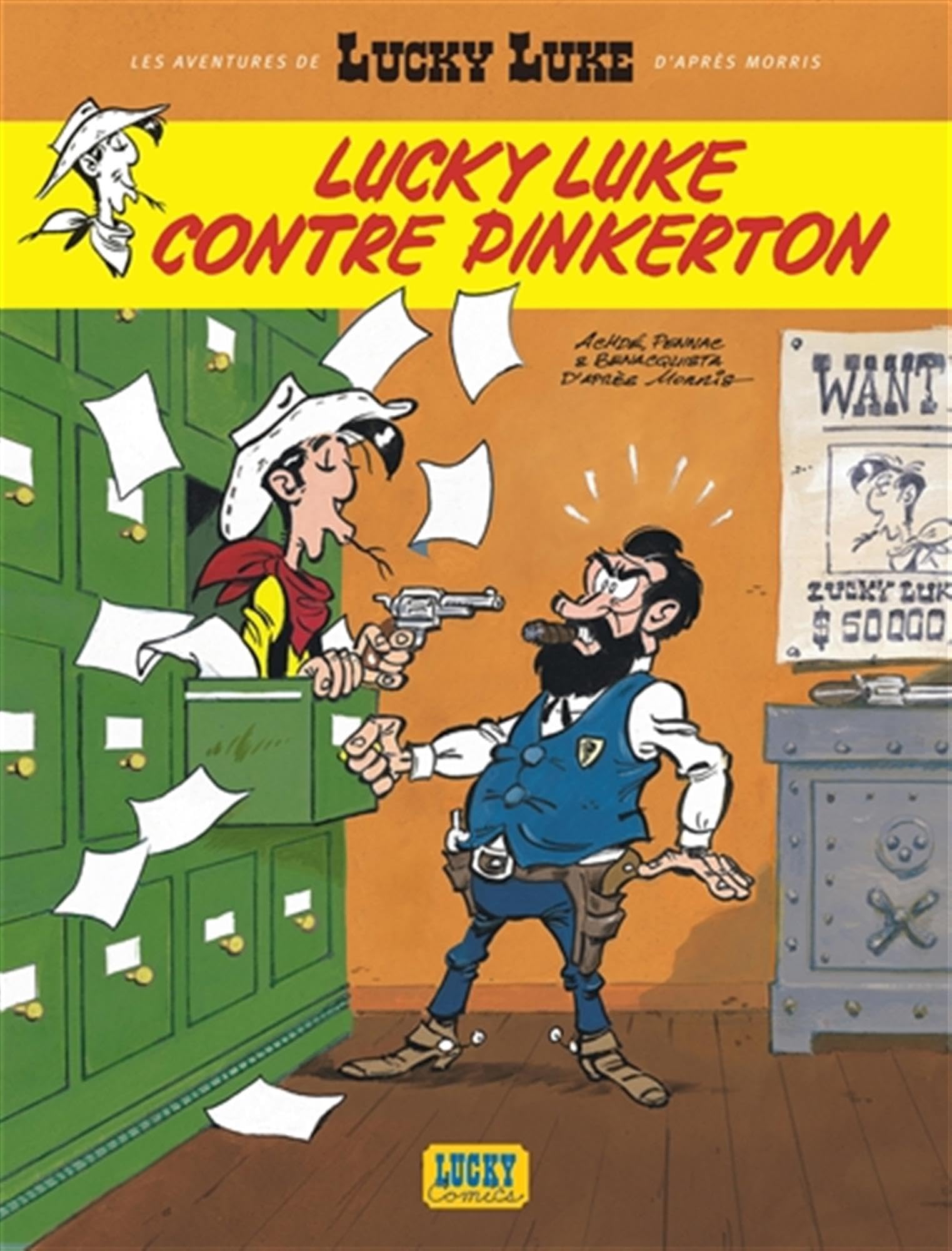 Les Aventures de Lucky Luke d'apr�s Morris - Tome 4 - Lucky Luke contre Pinkerton Benacquista Tonino; Pennac Daniel and Achd�