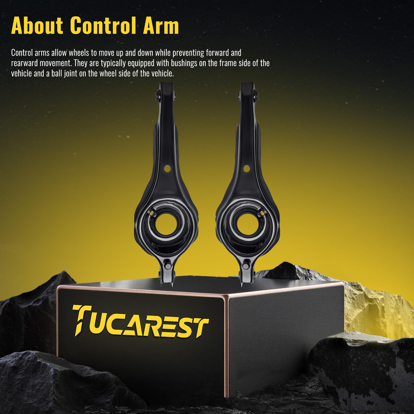 7T4Z5500A New Control Arms Rear Driver or Passenger Side Upper With