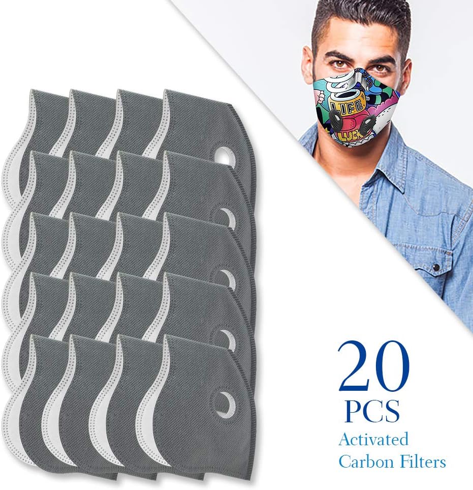 Hоt Dеаlѕ CAMMILE Activated Carbon Filters Replacements Parts Set of 20 Fit for Most Sports Cycling Masks (Grey) Rеvіеw Prоduсt CAMMILE Activated Carbon Filters Replacements Parts Set of 20 Fit for Most Sports Cycling Masks (Grey)