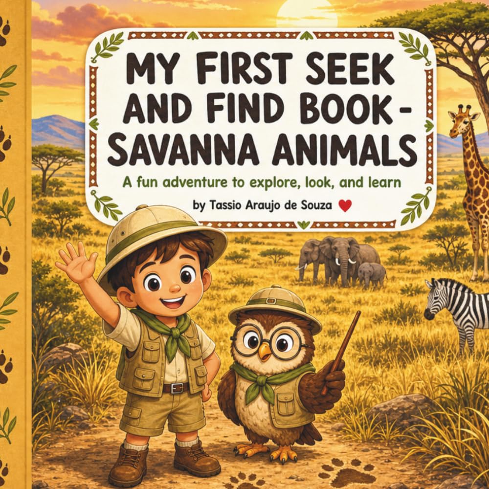 My First Seek And Find Book: Savanna Animals