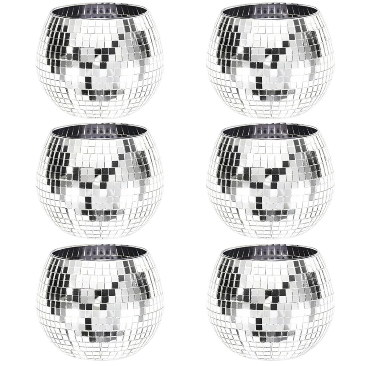 Disco Vase 6pcs Disco Ball Vase