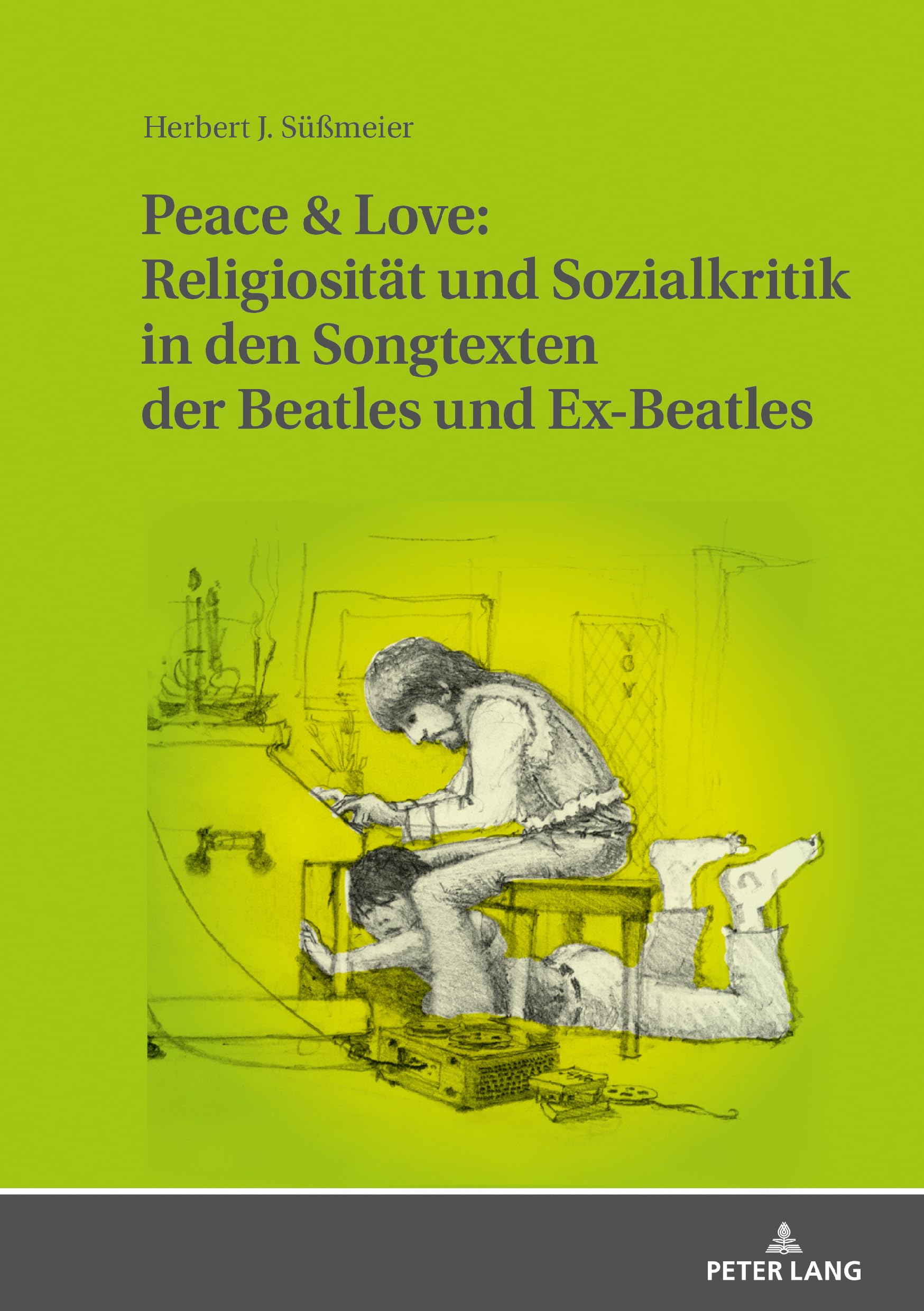 Livre de critique musicale sur l'engagement social des textes des Beatles