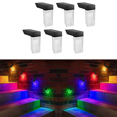 Solar Lights Outdoor Corridor Staircase Lighting Waterproof Garden Fence Decorative