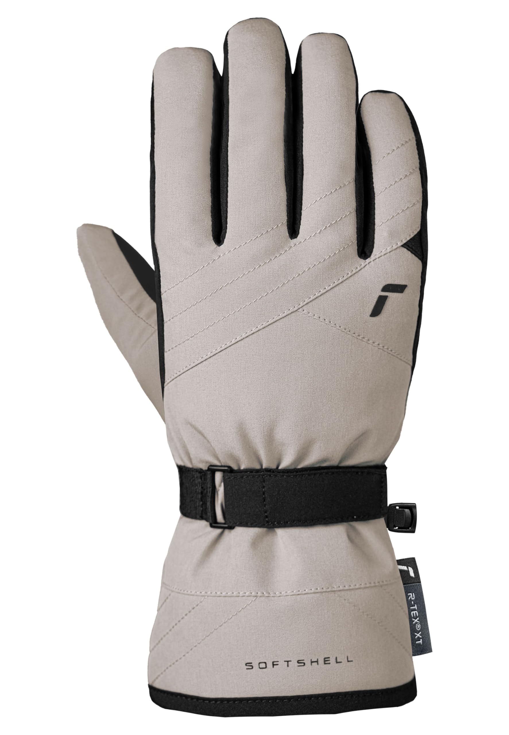 Reusch Alena damskie rękawice narciarskie R-TEX XT – wodoodporne, wiatroszczelne, oddychające, ciepłe i miękkie – kompatybilne z ekranem dotykowym, softshell, rękawice termiczne na narty i zimę
