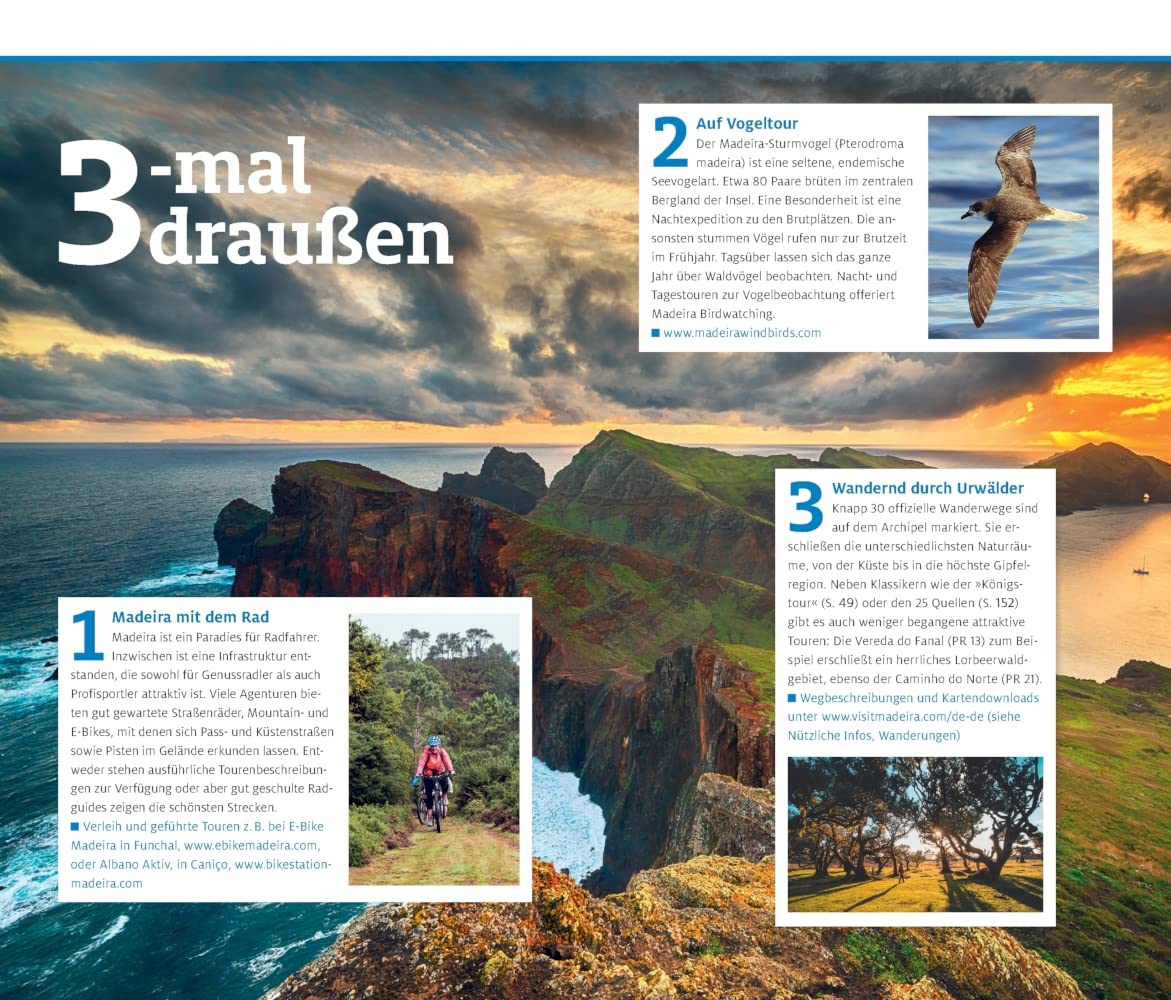 ADAC Reiseführer plus Madeira und Porto Santo: Mit Maxi-Faltkarte und praktischer Spiralbindung