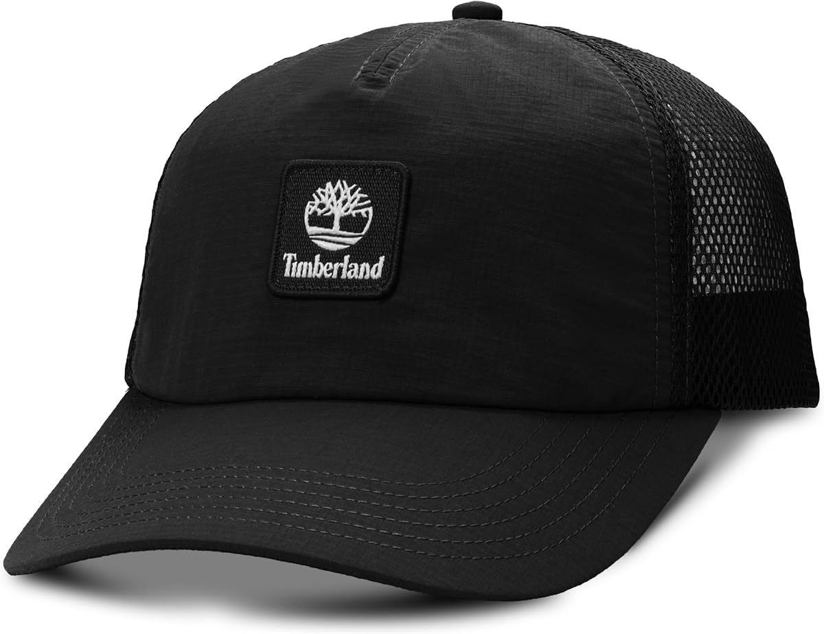 Mens Trucker Hat, Soft Structured Baseball Cap, Adjustable Mesh Back