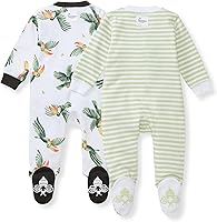 Vista 237 de Burt's Bees Baby - Pijama de una pieza para bebé, mameluco para dormir y jugar, algodón 100% orgánico, cremallera frontal Guitarra acústica.