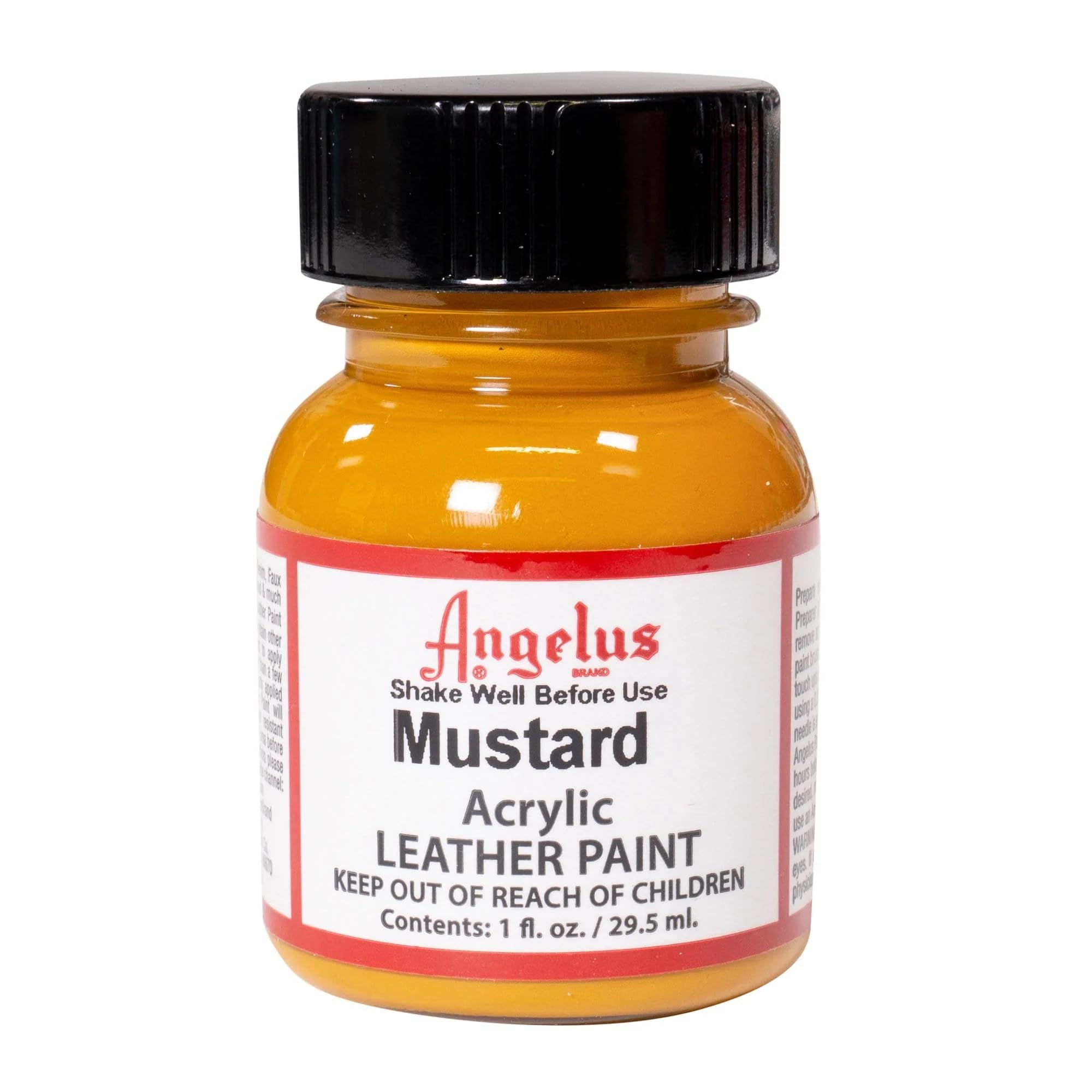 Angelus Acrylic Leather Paint, 1 Fl Oz (Pack of 1), Mustard