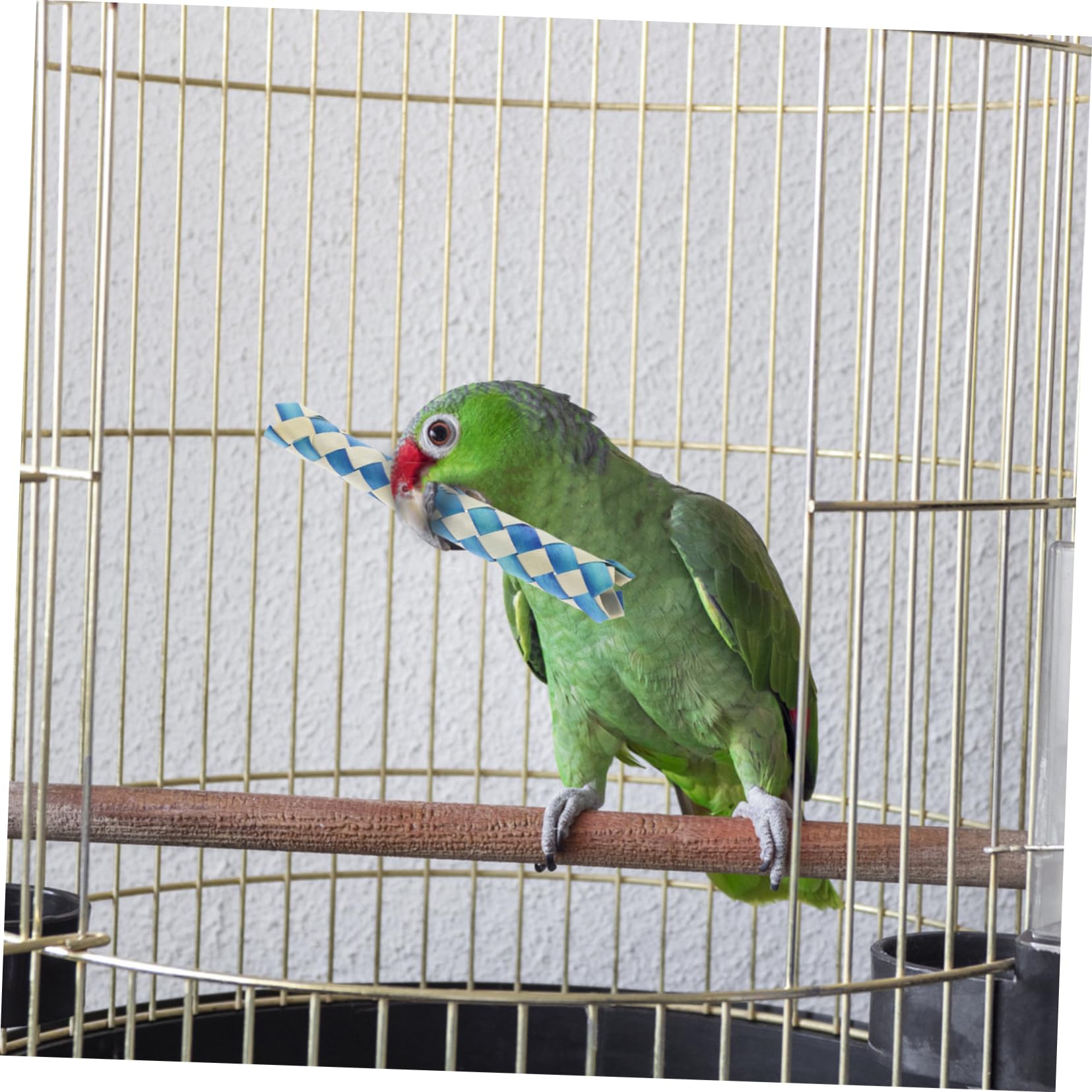 24pièces Jouets Tressé pour Oiseaux Remplissage De Et Anniversaire Jouets à Mâcher pour Perroquets Aléatoires