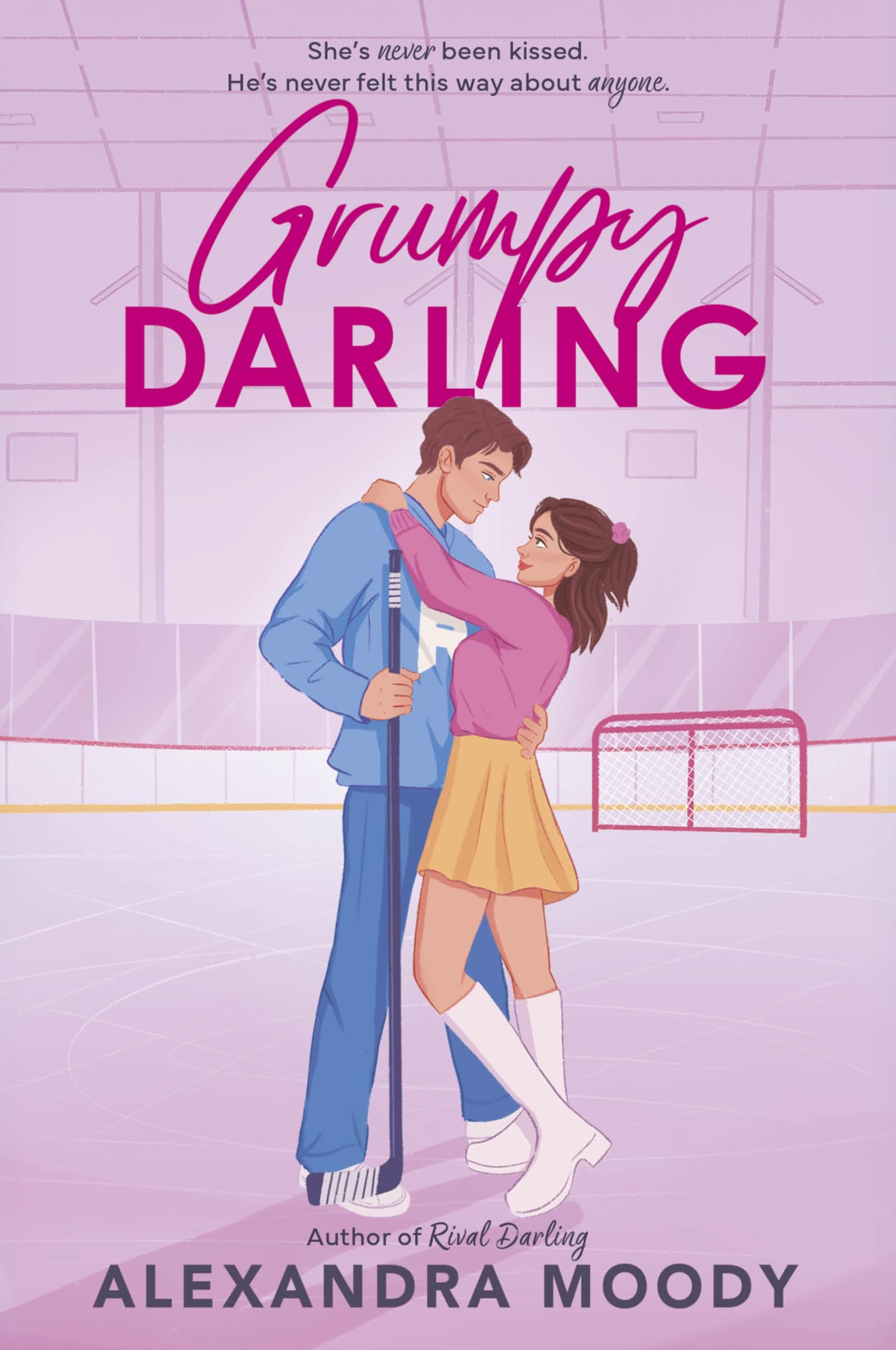 Grumpy Darling: A Heartwarming YA Clean Slow-Burn Romance with First Kisses, Hockey, and a Happily Ever After (The Darling Devils Book 2)
