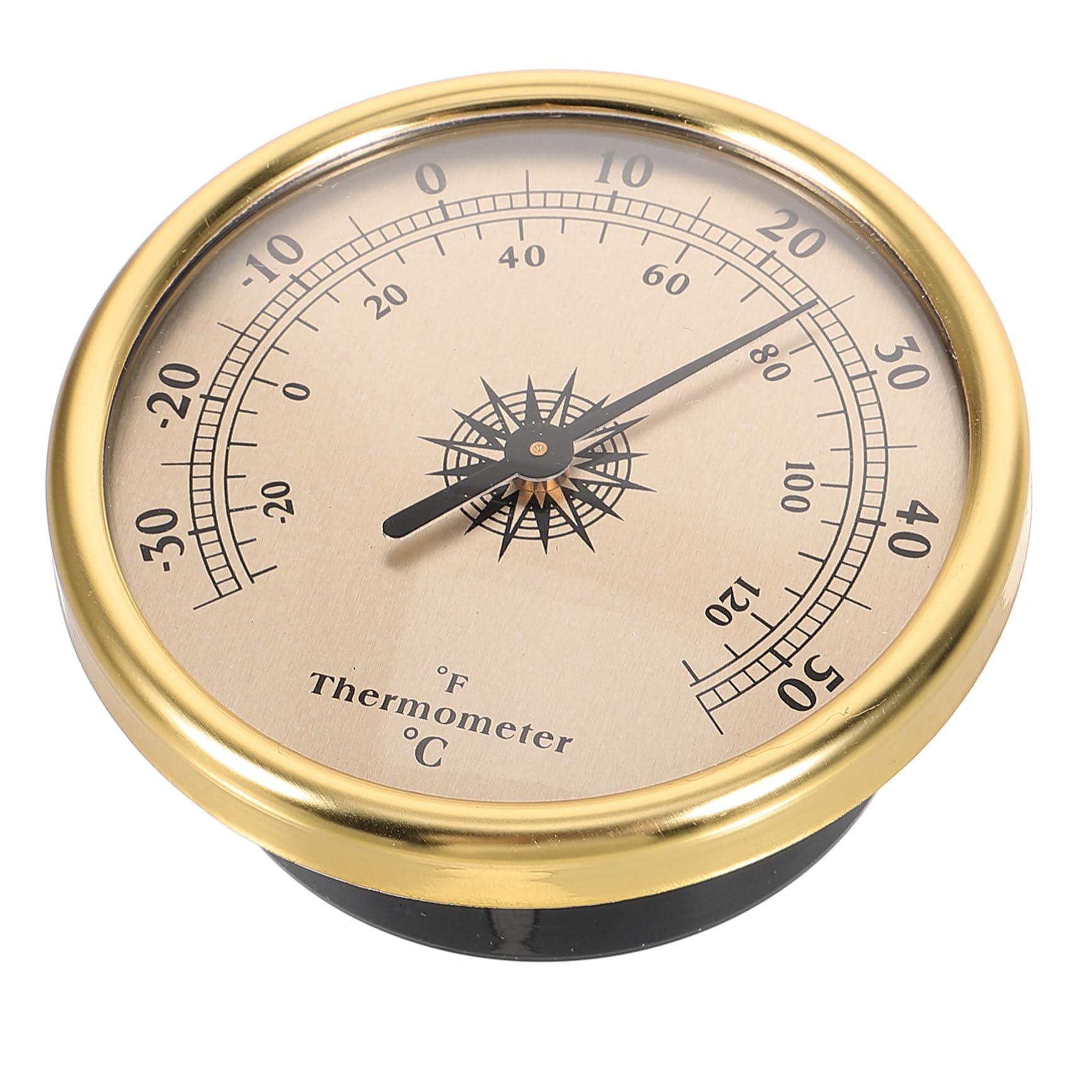 BESPORTBLE 4piezas Termómetro De Pared Para Interior Monitor De Temperatura y Termómetro Metálico De Diseño Elegante Para Pronóstico