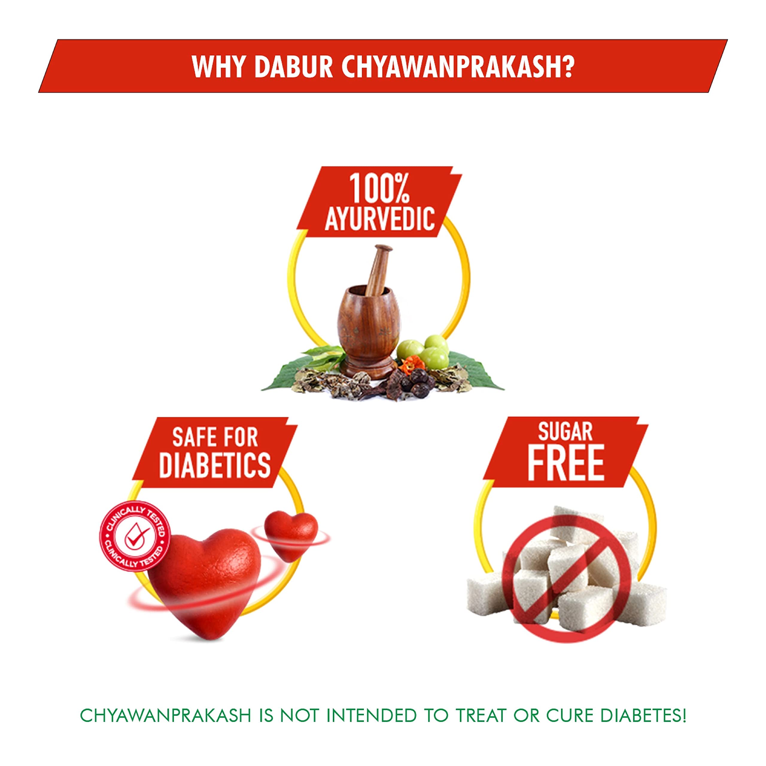 Dabur Chyawanprakash Sugarfree - 500gm : Clincally Tested Safe for Diabetics |Boosts Immunity |helps Build Strength and Stamina & Dabur Giloy Neem Tulsi Juice -1L - Image 4 thumbnail