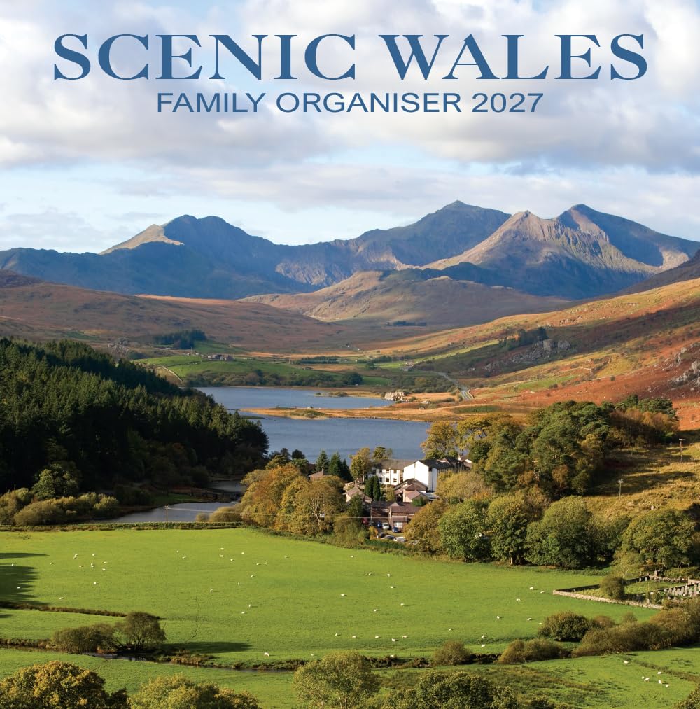 2027 Wales Calendar: Scenic Wales Family Organiser - Square Wall Calendar - Month to View - 12 Months