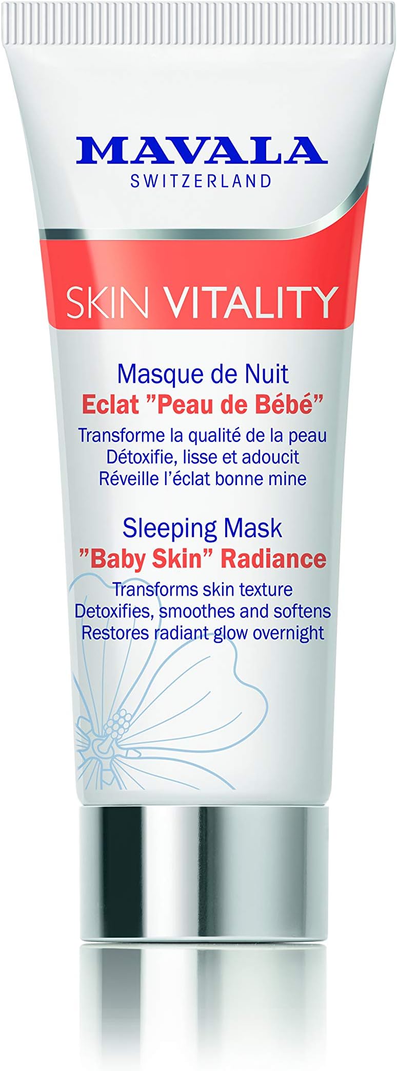 MAVALASkin Vitality Sleeping Mask "Baby Skin" Radiance | Baby Soft Skin | Overnight Sleep Mask | Apricot Oil | Detox Face for Smooth Skin | Vibrant Look by Morning, 65 ml
