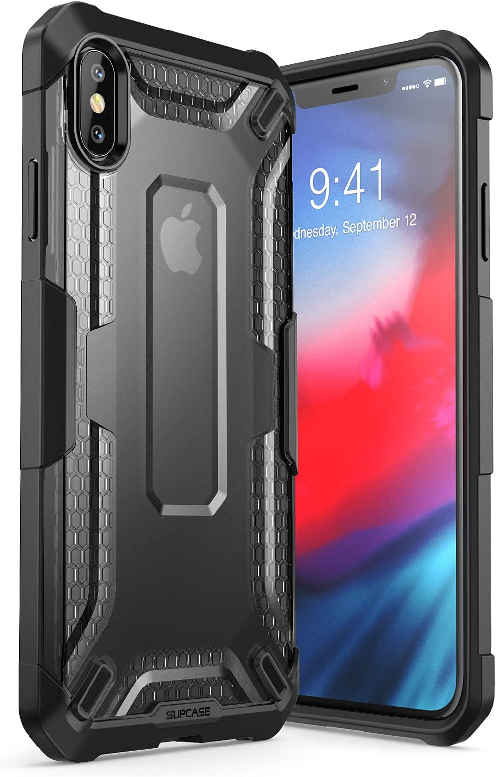 SUPCASE[Unicorn Beetle Series] Case Designed For iPhone XS Max 6.5" (2018 Release), Premium Hybrid Protective Bumper Case Cover - Black