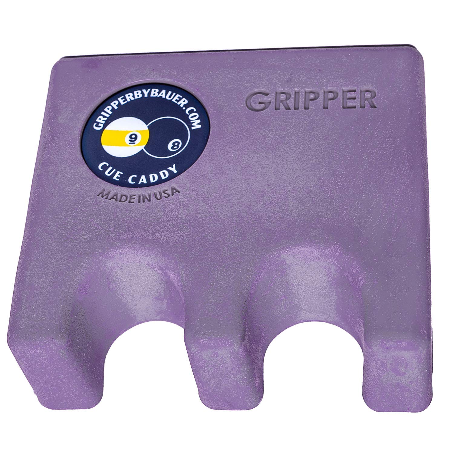 Bauer Gripper Slim 2 Cue Caddy (Purple)