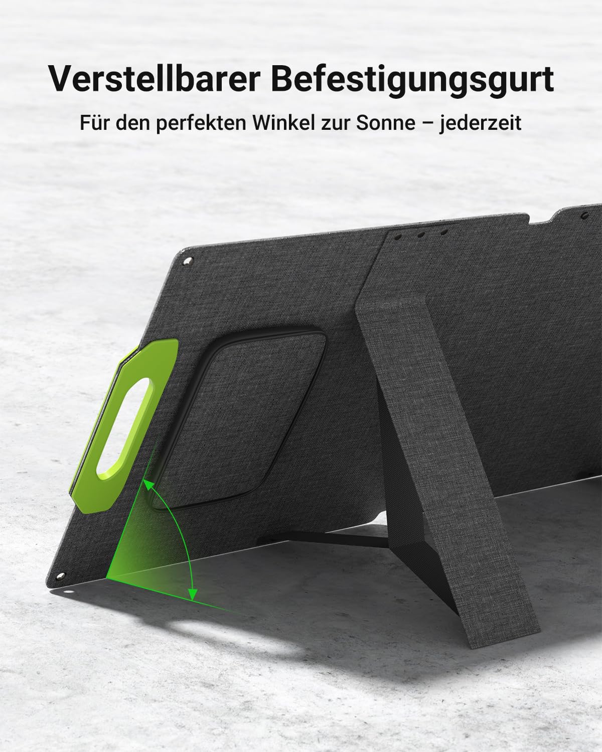 400W Solarpanel Faltbar mit 4-in-1 Kabel (Anderson/XT60/DC5521/DC5525), IP67 Wasserdicht, Verstellbarer Neigungswinkel, Solarpanel Camping für Tragbare Powerstation, Outdoor Garten Wohnwagen