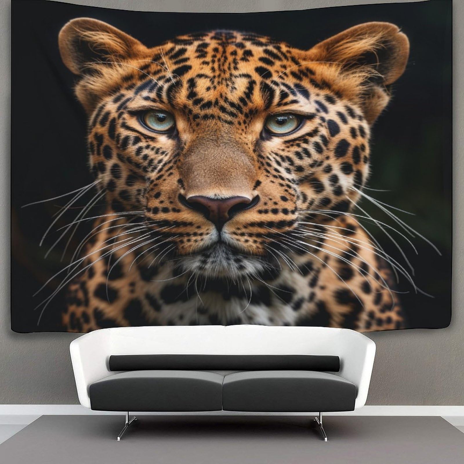 kaiyun Cheetah Tapestry Animal Tapestries 3D Wall Hanging Home Decorations for Room 130cmx150cm